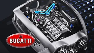 Bugatti Chiron WATCH with REAL Tiny W16 ENGINE – ‘Jacob & Co.x Bugatti Chiron Tourbillon’