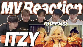eng) ITZY 'NOT SHY' MV Reaction | Korean Dancers React | Fanboy Moments | J2N VLog