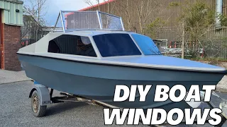 How To Make Your Own Boat Windows! Fishing Boat Project!