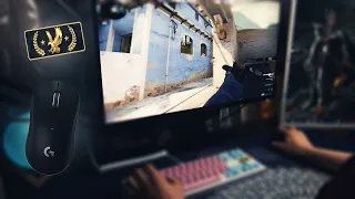 CS:GO but YOU HAVE 240 HZ monitor and 400$ keyboard (POV ASMR)