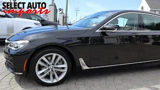 #21054, 2018 BMW 750i xDrive, Black Sapphire Metallic, Select Auto Imports in Alexandria, VA