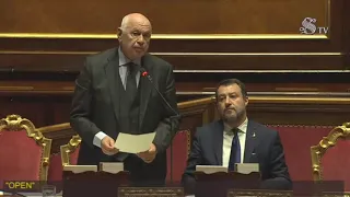 Senato: il ministro Nordio al Question Time risponde all'interrogazione del senatore Renzi