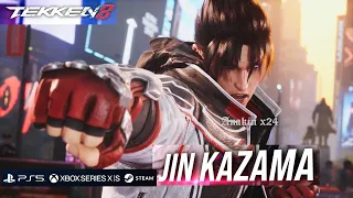 JIN KAZAMA Gameplay Trailer  TEKKEN 8  PS5 Games 4K 60 Fps  2024