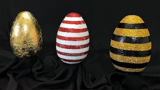 Craft Awesome Glitter and Gold Easter Eggs - craft your own Egg like you want it| JFA