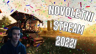 NOVOLETNI STREAM! | FS 22, VALORANT, RP....