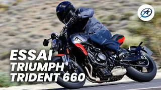 Essai moto Triumph Trident 660