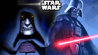 Why Palpatine said Vader was Bad For the Rule of 2 Sith - Star Wars Explained