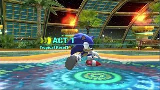 (TAS) Sonic Colors Wii Tropical Resort Act1 0:51.93 (WR)