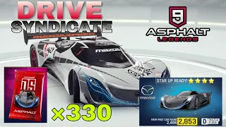 Asphalt : 9 Legend | Mazda Furai Opening Pack ×330 | #Drive Syndicate | Unlock To Max