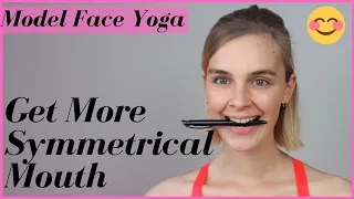 Symmetrical Smile | Face Exercises | Model Face Yoga | ~Anna-Veronika