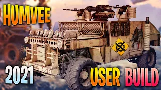 Crossout Humvee 2021 USER BUILD - дешевая сборка - пулемет вектор и миниган аврора - давай поиграем