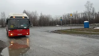 Пермь . Автобусный маршрут №24. Ул. Памирская — площадь Дружбы. ЛиАЗ 5292.67.