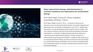 Worldwide Precision Dosing - Professor Claire Roger