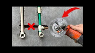 how to install metal water pipes inside wall, inventions