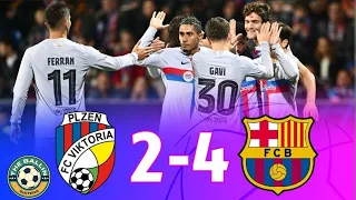 Barcelona head to Europa League with a win | All Goals | 2-4