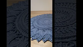 Master Class. Crochet carpet. Ковёр крючком.