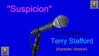 Suspicion - Terry Stafford - Karaoke Track