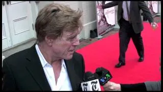 Robert Redford at the Premiere of "The Conspirator"