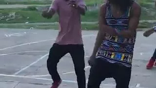 Chronixx with the dance moves!