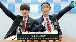 [ENG SUB] TAEHYUN & BEOMGYU: 1st Universe Smash Radio!
