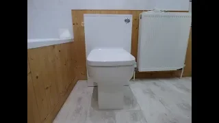How to fit a back to wall WC toilet unit.