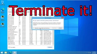 How to trigger BSOD/crash Windows 10 with TaskManager