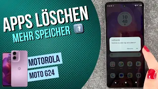 Motorola Moto g24 Apps löschen