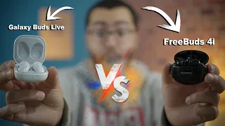 مقارنة سماعات Galaxy Buds Live vs FreeBuds 4i | هواوي تحقق المستحيل !