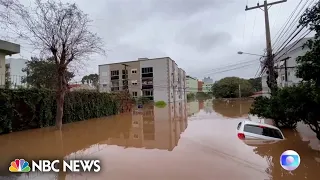 Video shows flooding in Brazil after severe storm leaves 21 dead