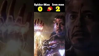 Spider-Man 🆚 Iron man ❓❓#viralvideo #shortsvideo #shortsfeed #youtubeshorts #avengers  #ghostrider