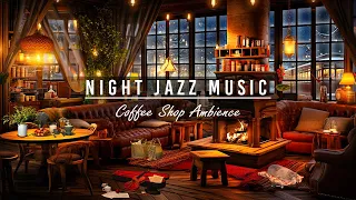 Warm March Jazz Music & Cozy Coffee Shop Ambience ☕ Background Music for Relax, Study or Deep Sleep