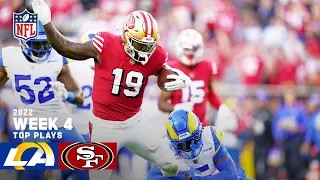 San Francisco 49ers Top Plays vs. Los Angeles Rams | 2022 Regular Season Week 4