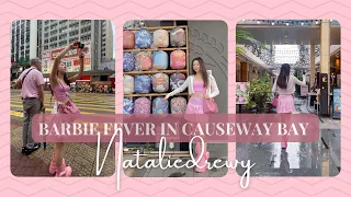 Hong Kong Vlog | Barbie Fever in Causeway Bay 銅鑼灣 👛🛍️💋, Malls, Food, Walking, Barbie Movie