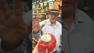 Kind grandpa pays for strangers groceries and gets blessed! #shorts