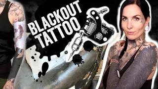 My Blackout Tattoo sleeve: The whole process!