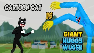 Cartoon Cat vs Giant Huggy Wuggy | Creepy Giants Tournament | Monster Animation
