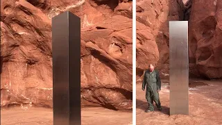 Mysterious monolith discovered in Utah desert