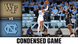 Wake Forest vs. North Carolina Condensed Game | 2022-23 ACC Women’s Basketball