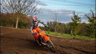 The 2023 KTM 250 SX, 2-stroke Smoke and Sound.