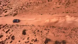 2022 Kalgoorlie Desert Race helicopter chase footage