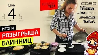 Блинницы (4 день) Итоги розыгрыша 7 март 2018