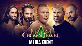 WWE Crown Jewel Media Event