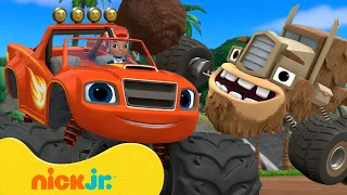 Blaze & Gasquatch's Muddy Robot Adventure! 🚗 Blaze and the Monster Machines Scene | Nick Jr.