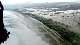 2011 Japan Tsunami - Sendai & Fukushima Area. (Full Helicopter Footage)