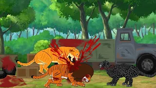 Tigon vs Liger vs Black Jaguar - DC2 Animation