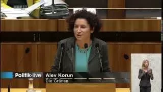 Alev Korun (Grüne) 48. Nationalratssitzung