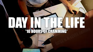 10 HOUR STUDY DAY VLOG | *How to effectively cram for A-Level’s & GCSE’s*