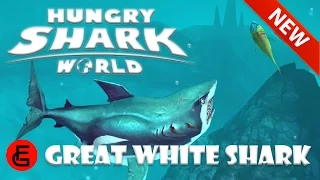 Hungry Shark World iPad Gameplay | The Great White Shark!