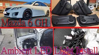 Mazda 6 GH - Ambient LED Light Install PART1