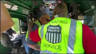 Union Pacific Big Boy 4014 Cab ride